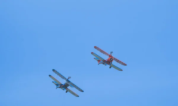 Wing Walkers Bournemouth Air Festival 2022 — Stock Photo, Image