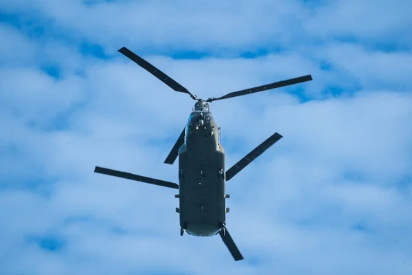 Chinook Helikopter Und 300 Zusätzliche Flugzeuge Beim Bournemouth Air Festival — Stockfoto