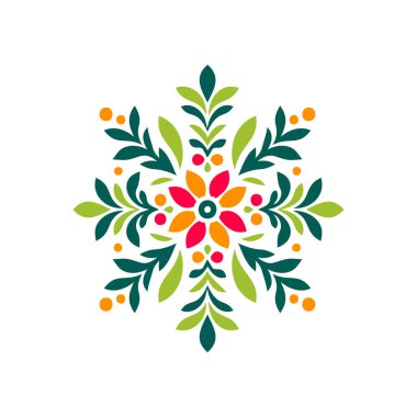 yeşil çiçek yaprakları dekoratif element çiçek nesnesi vektör çizimi yazdırılabilir clipart tasarımı