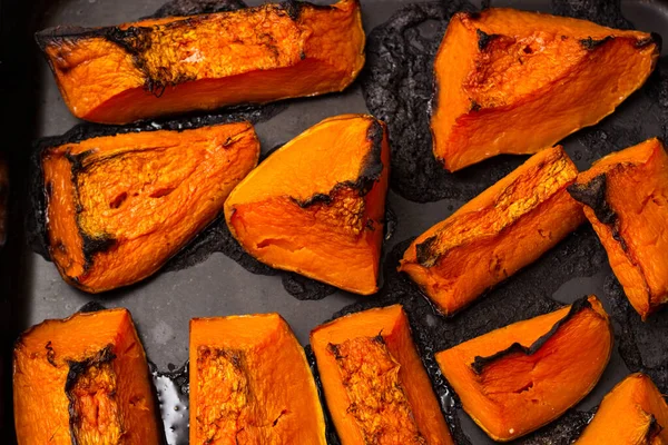 Fresh Baked Pumpkins Oven Ready Eat — Stock Photo, Image