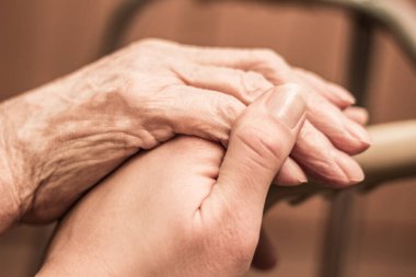 Taking care of the elderly people