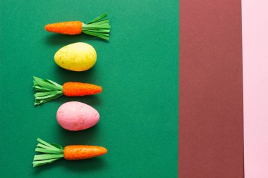 Mutlu Paskalyalar. Renkli Paskalya Yumurtaları