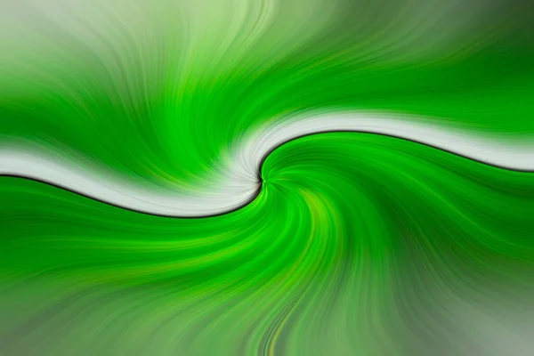 Green wave abstract background. Dreamy smooth abstract green background