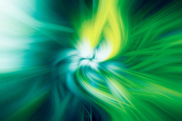 緑の波の抽象的な背景 夢のような滑らかな抽象的な緑の背景 — ストック写真
