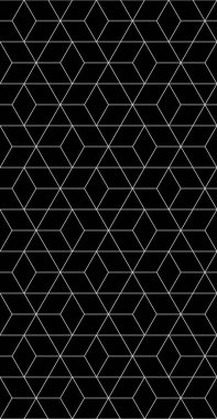 Vektörsüz eşkenar dörtgen deseni. Soyut geometrik arkaplan. Stil doğrusal fraktal doku.