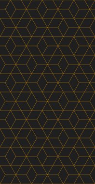 Vektörsüz eşkenar dörtgen deseni. Soyut geometrik arkaplan. Stil doğrusal fraktal doku.