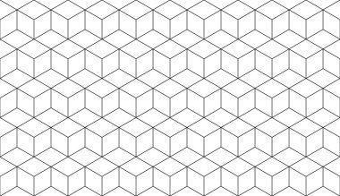 Vektörsüz eşkenar dörtgen deseni. Soyut geometrik arkaplan. Şık fraktal doku. EPS 10
