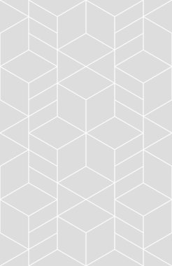 Vektörsüz eşkenar dörtgen deseni. Soyut geometrik arkaplan. Şık fraktal doku. EPS 10