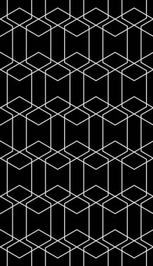 Vektörsüz eşkenar dörtgen deseni. Soyut geometrik arkaplan. Şık fraktal doku. EPS 10