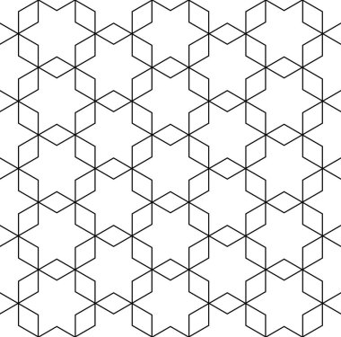 Vektörsüz kübik altıgen deseni. Soyut geometrik düşük polimetrik arkaplan. Şık fraktal doku. EPS 10