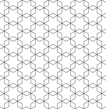 Vektörsüz kübik altıgen deseni. Soyut geometrik düşük polimetrik arkaplan. Şık fraktal doku. EPS 10