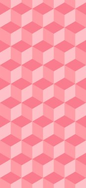 Kusursuz üç boyutlu kübik desen. Soyut geometrik düşük polimetrik arkaplan. Biçimli fraktal doku.