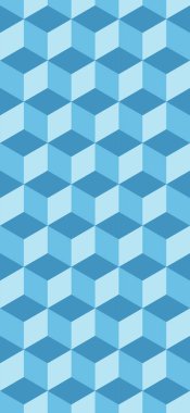 Kusursuz üç boyutlu kübik desen. Soyut geometrik düşük polimetrik arkaplan. Biçimli fraktal doku.