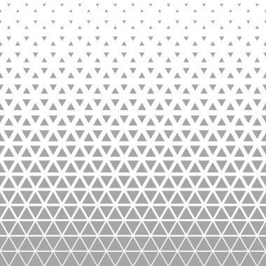 Yarı ton üçgen desen. Soyut geometrik gradyan arkaplan. Vektör illüstrasyonu, EPS 10.