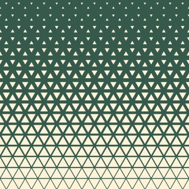 Yarı ton üçgen desen. Soyut geometrik gradyan arkaplan. Vektör illüstrasyonu, EPS 10.