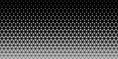 Yarı ton üçgen desen. Soyut geometrik gradyan arkaplan. Vektör illüstrasyonu, EPS 10.