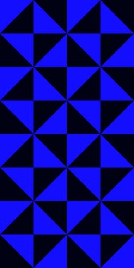 Üçgenli, geometrik, pürüzsüz desen. Modern operasyon sanatının soyut geçmişi. Vektör illüstrasyonu.