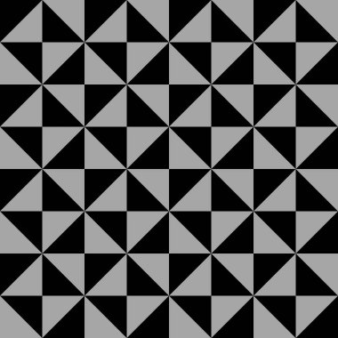 Üçgenli, geometrik, pürüzsüz desen. Modern operasyon sanatının soyut geçmişi. Vektör illüstrasyonu.