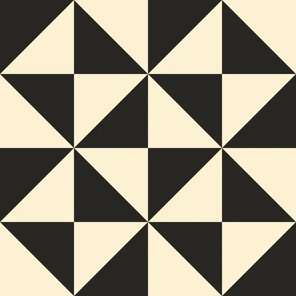 三角形の幾何学的なシームレスなパターン 現代のオペアートの抽象的な背景 ベクターイラスト — ストックベクタ