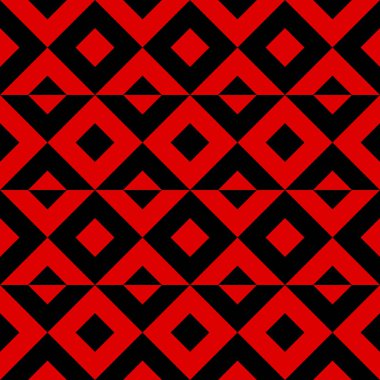 Eşkenar dörtgenli geometrik desenli. Modern operasyon sanatının soyut geçmişi. Vektör illüstrasyonu.