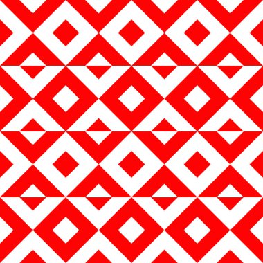 Eşkenar dörtgenli geometrik desenli. Modern operasyon sanatının soyut geçmişi. Vektör illüstrasyonu.