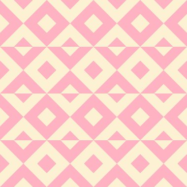 Eşkenar dörtgenli geometrik desenli. Modern operasyon sanatının soyut geçmişi. Vektör illüstrasyonu.