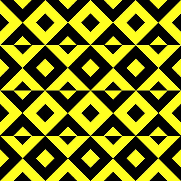 菱形と幾何学的なシームレスなパターン 現代のオペアートの抽象的な背景 ベクターイラスト — ストックベクタ