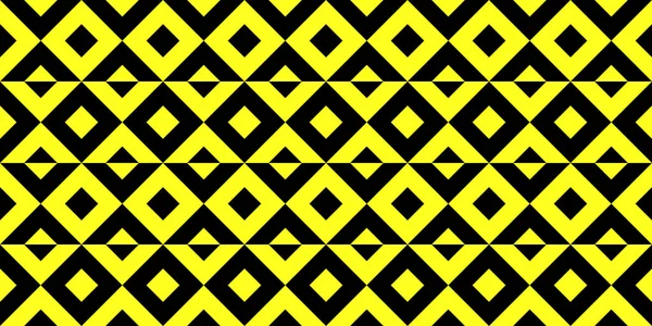 菱形と幾何学的なシームレスなパターン 現代のオペアートの抽象的な背景 ベクターイラスト — ストックベクタ