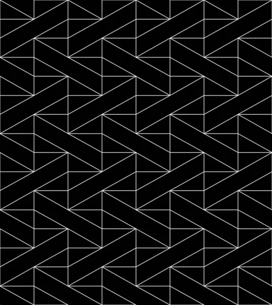 Элегантный Геометрический Бесшовный Узор Стильная Текстура Треугольной Сетки Векторная Иллюстрация — стоковый вектор