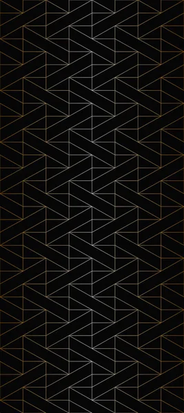 Elegantní Geometrický Bezešvý Vzor Stylová Trojúhelníková Struktura Mřížky Vektorová Ilustrace — Stockový vektor