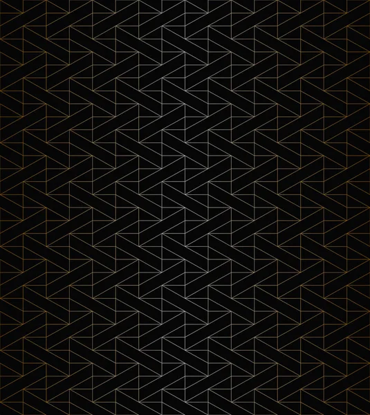 Elegantes Geometrisches Nahtloses Muster Stilvolle Dreieckige Gitterstruktur Vektorillustration — Stockvektor