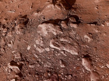 Sert ışıklandırmalı kayaların soyut dokusu. Tek renkli fotoğraf..