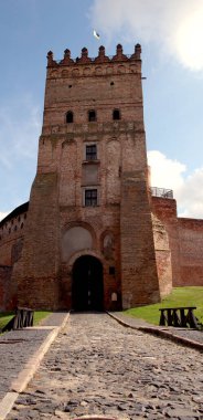 Ukrayna 'daki ortaçağ kalesi, lutsk