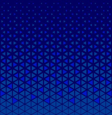Yarı ton üçgen desen. Soyut geometrik gradyan arkaplan. Vektör illüstrasyonu.