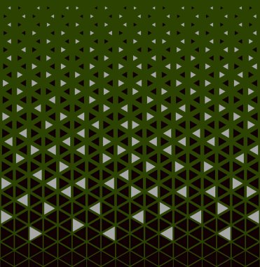 Yarı ton üçgen desen. Soyut geometrik gradyan arkaplan. Vektör illüstrasyonu.