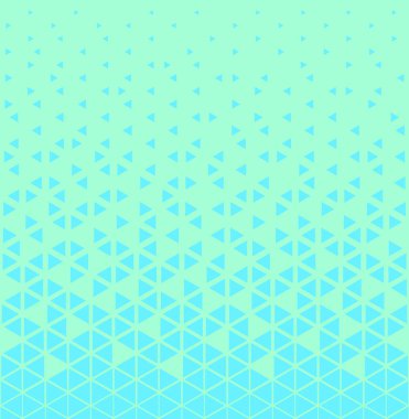 Yarı ton üçgen desen. Soyut geometrik gradyan arkaplan. Vektör illüstrasyonu.