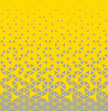 Yarı ton üçgen desen. Soyut geometrik gradyan arkaplan. Vektör illüstrasyonu.