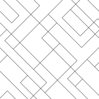 Özet, monokrom, web sayfası, doku, harita, poster, kumaş, tekstil için geometrik şablon. Grafik yineleyici siyah beyaz çizgi tasarımı.