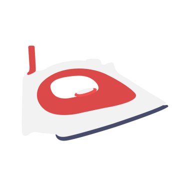 Ütülü Kıyafet Çizimi. İzole edilmiş Beyaz Arkaplanda Temiz Simge Tasarım Elemanı