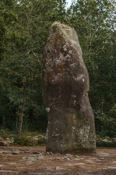 Geant Manio Megalito Gigante Las Piedras Carnac Bretaña Francia — Foto de Stock