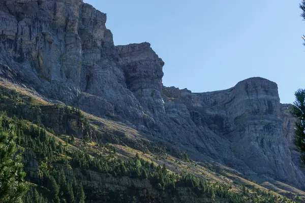 Formación Rocosa Las Murallas Del Cañón Ordesa Los Pirineos Parque —  Fotos de Stock