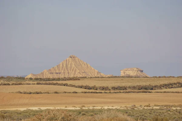 Bizarre Rock Formation Out Sandstone Clay Desert Landscape Arid Plateau — Stock Photo, Image