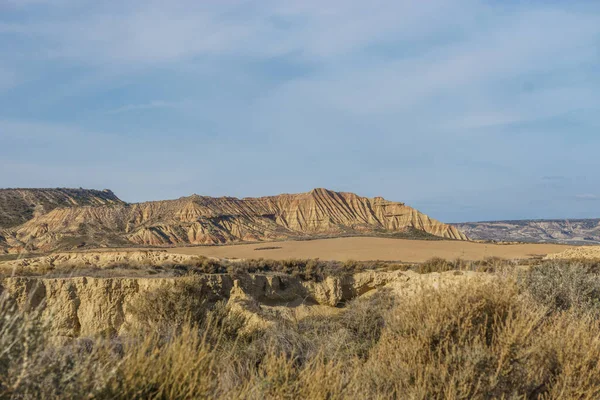 Rotsformaties Het Woestijnlandschap Van Het Dorre Plateau Van Barranco Grande — Stockfoto
