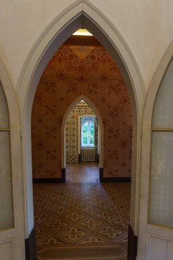 Pena Palace Park, Sintra, Lizbon, Portekiz 'deki Edla Kontesi' nin içinde.