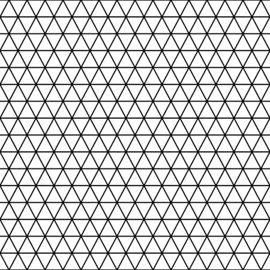 Kusursuz desensiz üçgen şekil taslak biçimi. vektör illüstrasyonu