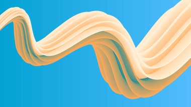 Soyut Akışkan sarı ve yeşil renk dalga arkaplanı. akış sıvı çizgileri tasarımı