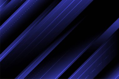 Soyut teknoloji çizgileri gradyan arkaplanda şekillenir. Vektör illüstrasyonu