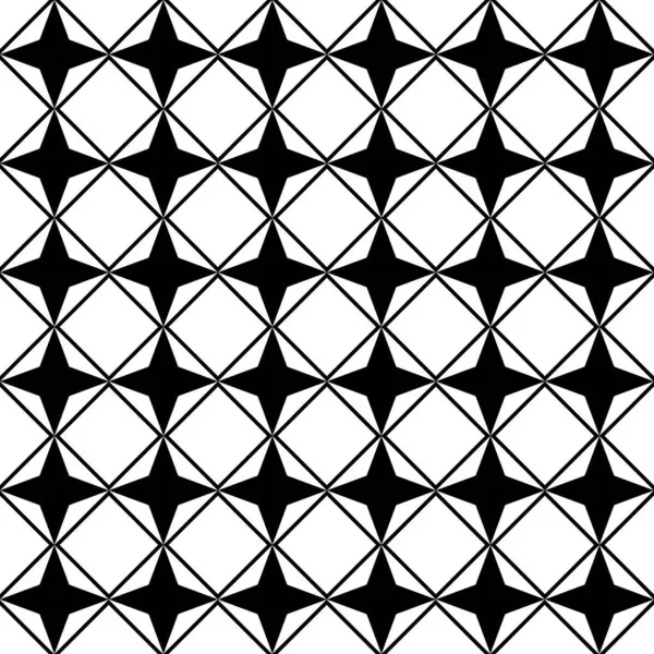 Kusursuz Desen Soyut Geometrik Arkaplan dikdörtgeni ve yıldız şekli, basit ve minimal, vektör çizimi