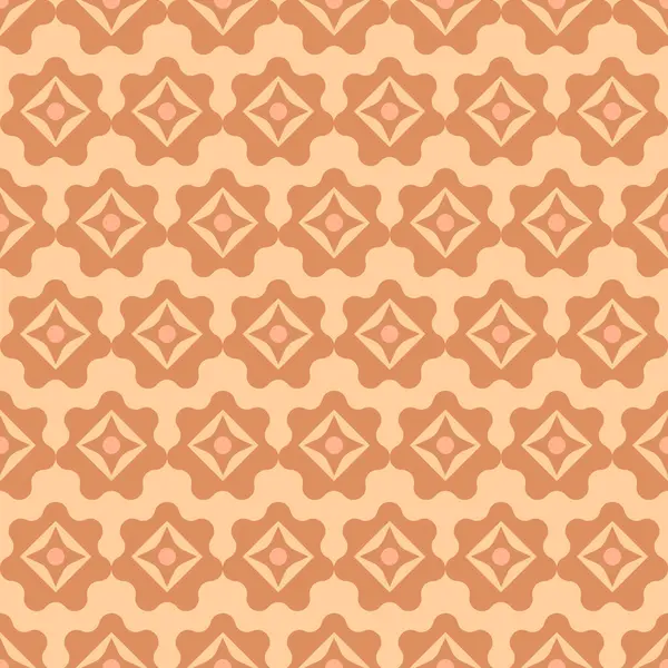 Kusursuz Desensiz Desen Soyut Geometrik arkaplan çokgen yıldızı ve Pastel renk ve vektör illüstrasyonlu daire şekli