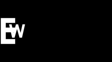 Hoş Geldiniz Metin Başlığı Sinematik Canlandırma Büyütme Efekti siyah renk arkaplanı üzerinde